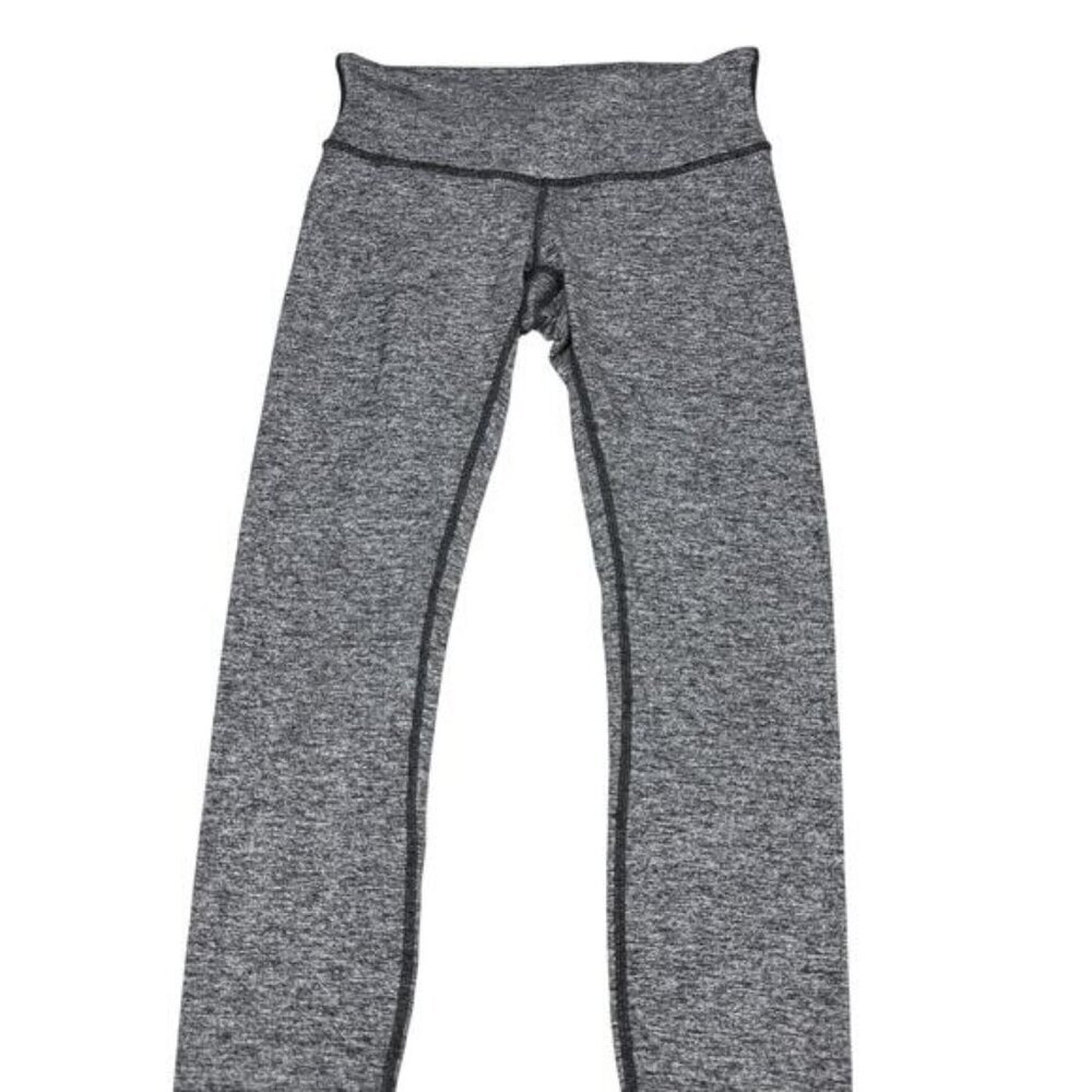 LULULEMON Wunder Under Low-Rise Tight 28" Size 4 Heathered Black - Picture 5 of 9